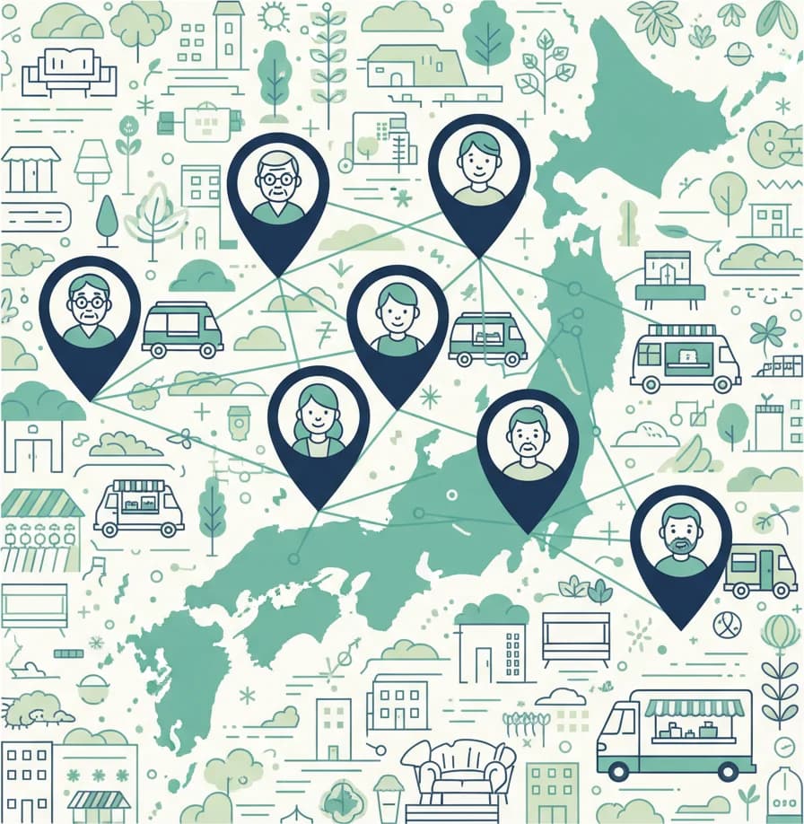 Mellow の SDGs 取り組み: 全国 約300社・4,200台規模のネットワーク